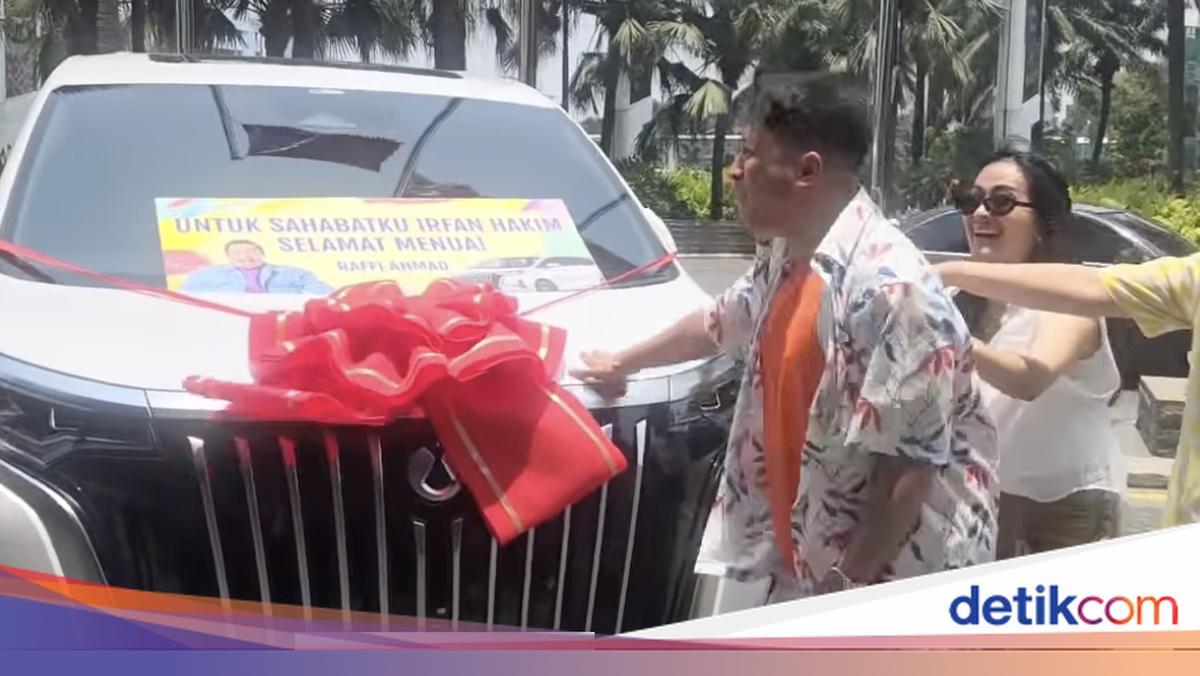 Hadiah mobil baru, hadiah dari Irfan Hakim, hadiah dari Raffi Ahmad